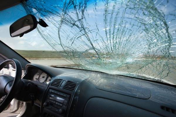 Windshield Damaged